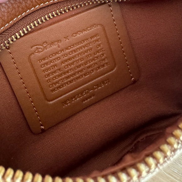 Disney X Coach Warren Mini Belt Bag In Signature Jacquard - Picture 10 of 12